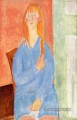 fille en bleu 1919 Amedeo Modigliani